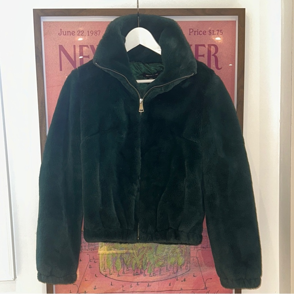 UO EVERGREEN FAUX FUR
